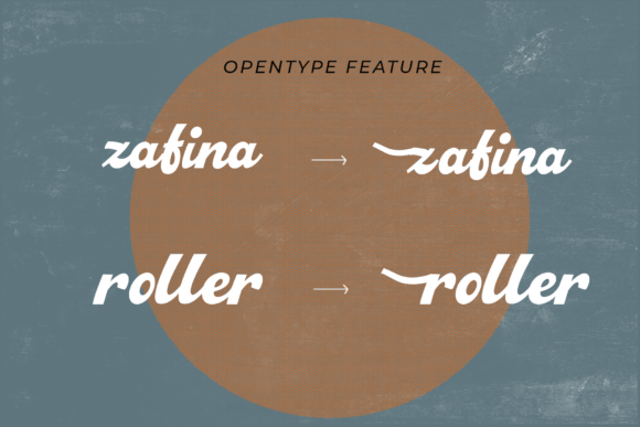 Zafina Font Poster 2