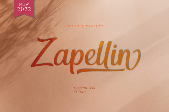 Zapellin Font Poster 1