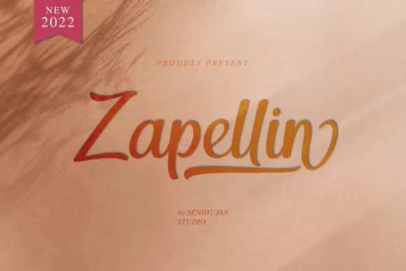 Zapellin Font Zapellin Font Poster 1
