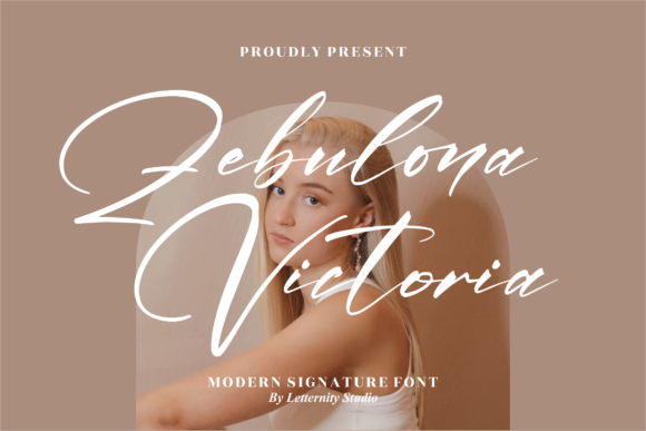 Zebulona Victoria Font Poster 1