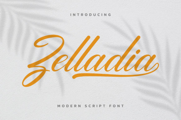 Zelladia Font Poster 1