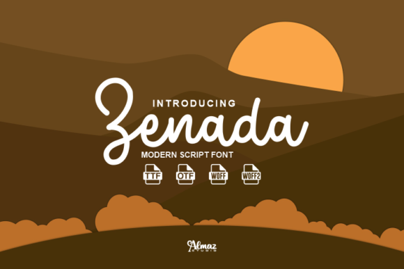 Zenada Font Poster 1