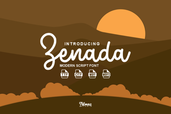Zenada Font Zenada Font Poster 1