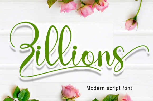 Zillions Font Poster 1