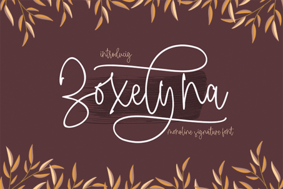 Zoxelyna Font Poster 1