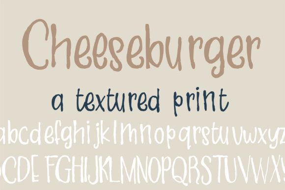 ZP Cheeseburger Font Poster 1