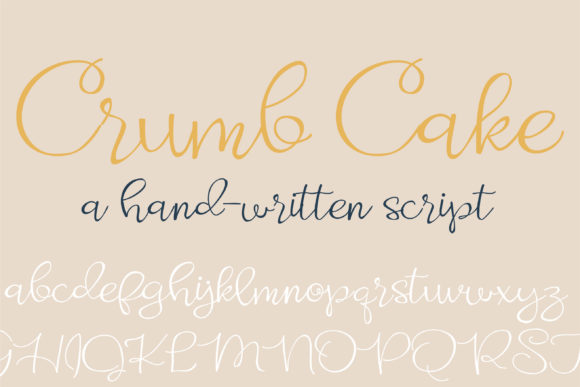 ZP Crumb Cake Font Poster 1