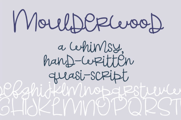 ZP Moulderwood Font Poster 1