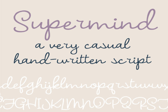 ZP Supermind Font Poster 1