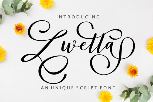 Zwetta Script Font