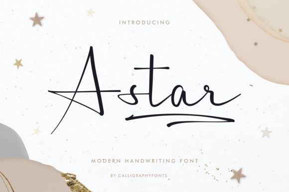 A Star Font Poster 1