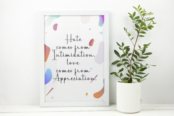 A Star Font Poster 9
