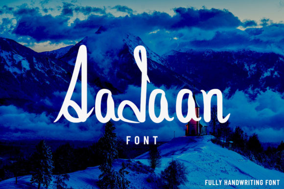 Aadaan Font Poster 1