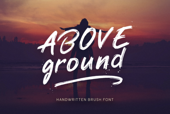 Above Ground Font Poster 1