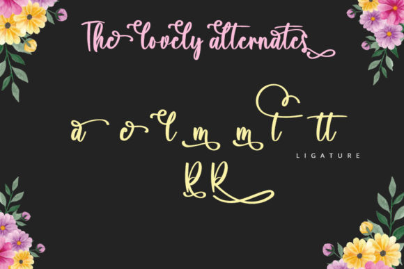 Absolute Romance Font Poster 8