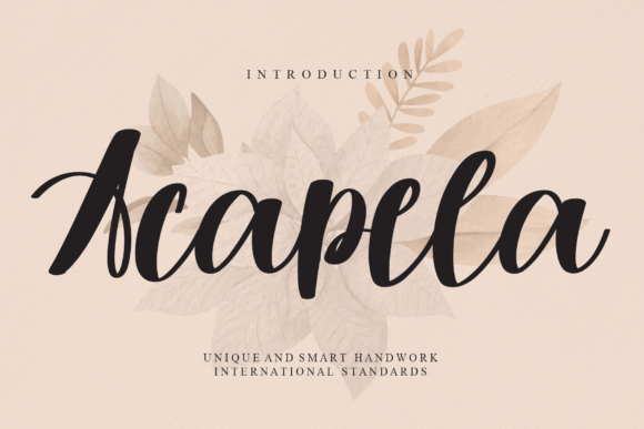 Acapela Font