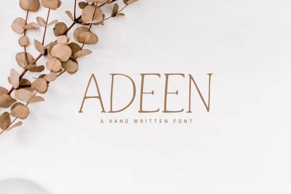Adeen Font Adeen Font Poster 1