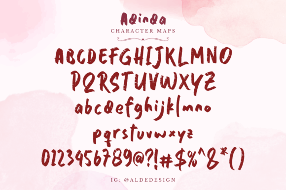 Adinda Font Poster 6