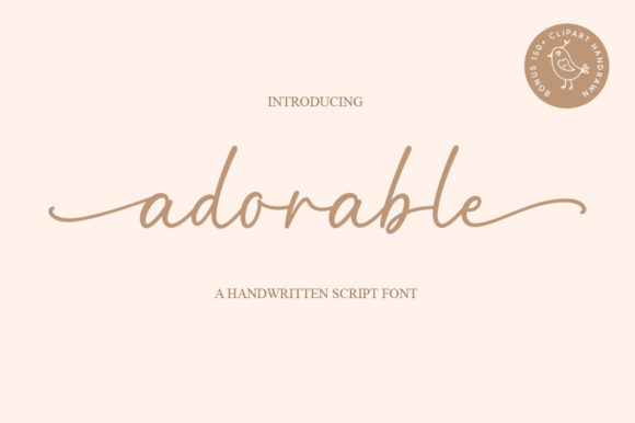 Adorable Font Poster 1