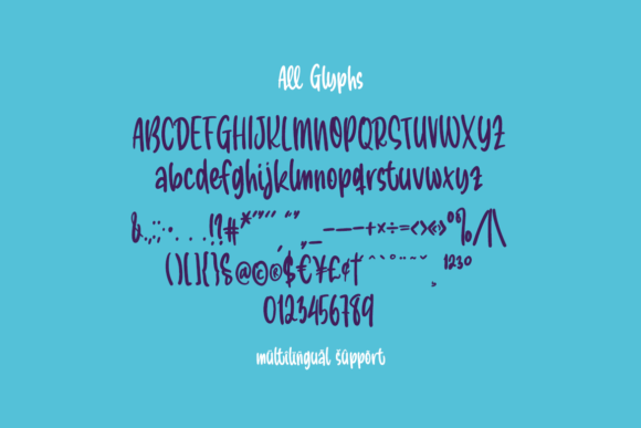 Adrellina Font Poster 11