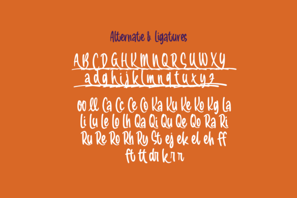 Adrellina Font Poster 12