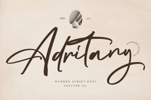 Adritany Font Poster 1