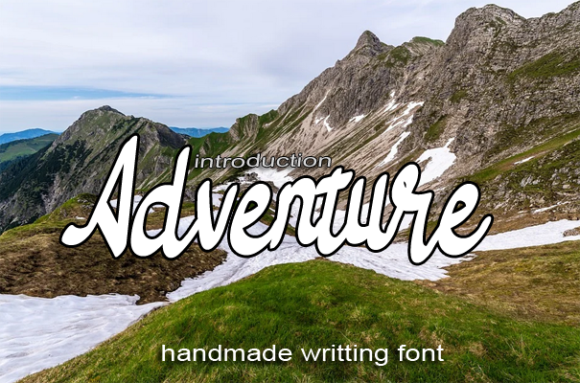 Adventure Font Poster 1