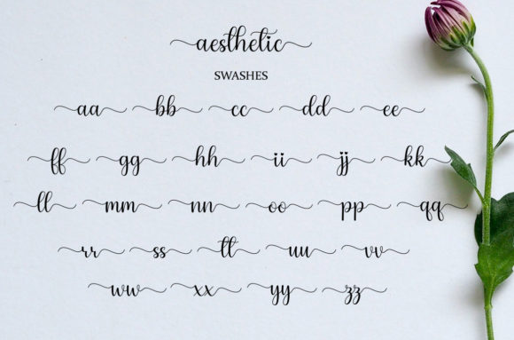 Aesthetic Font Poster 7