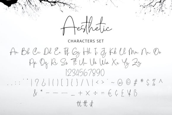 Aesthetic Font Poster 8