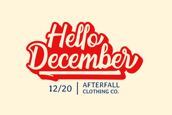 Afterfall Font Poster 3