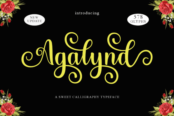 Agalynd Font Poster 1