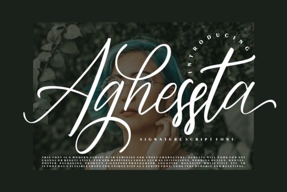 Aghessta Script Font