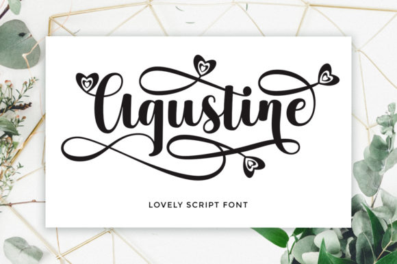 Agustine Script Font