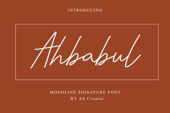 Ahbabul Font Poster 1