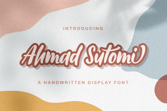 Ahmad Sutomi Font Poster 1