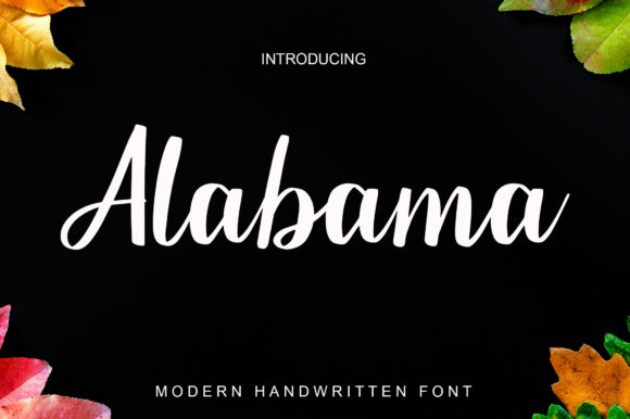 Alabama Font Poster 1