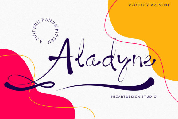 Aladyne Font Poster 1