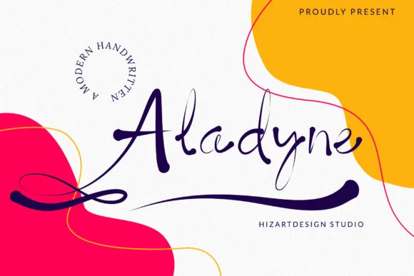 Aladyne Font Poster 1