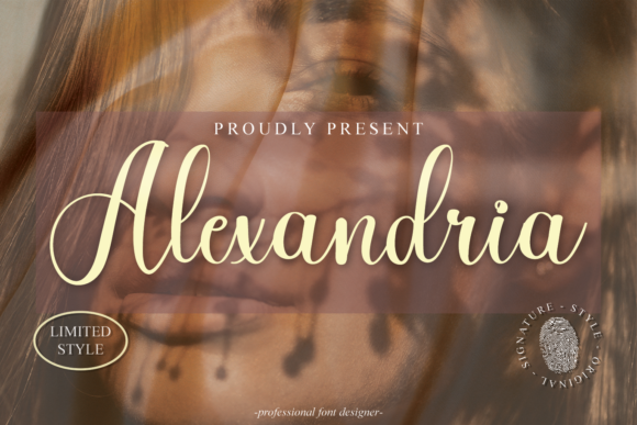 Alexandria Font Poster 1