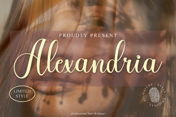Alexandria Font Alexandria Font Poster 1