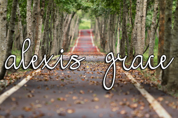 Alexis Grace Font Poster 1