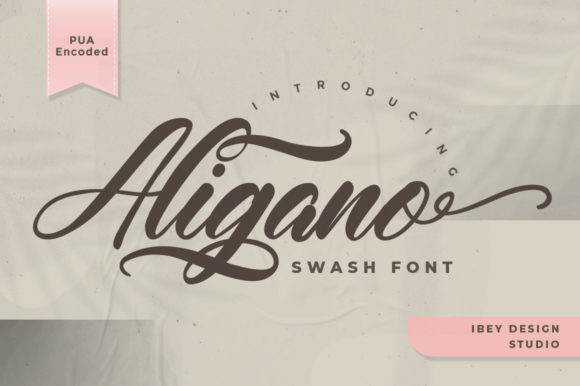 Aligano Font Poster 1