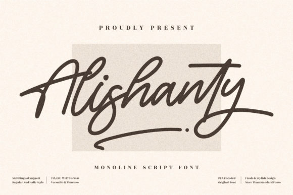 Alishanty Font Poster 1