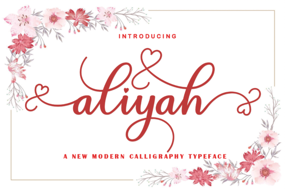 Aliyah Font Aliyah Font Poster 1