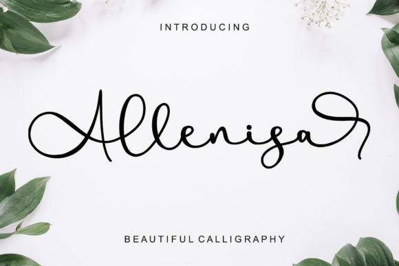 Allenisa Font Poster 1