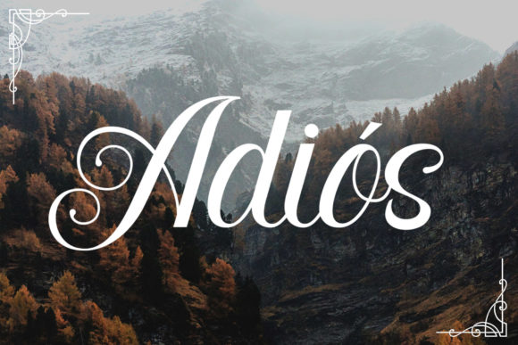 Alleysondust Font Poster 8