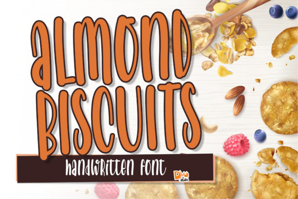 Almond Biscuits Font Poster 1