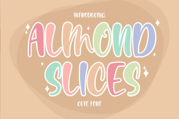 Almond Slices Font Poster 1