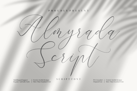 Almyrada Script Font Poster 1