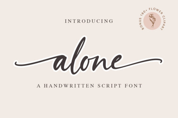 Alone Font Poster 1